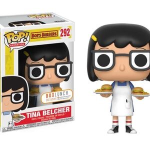 Funko Pop Tina Belcher Cheeseburgers 2017 Box Lunch Exclusive Bob's Burgers #292